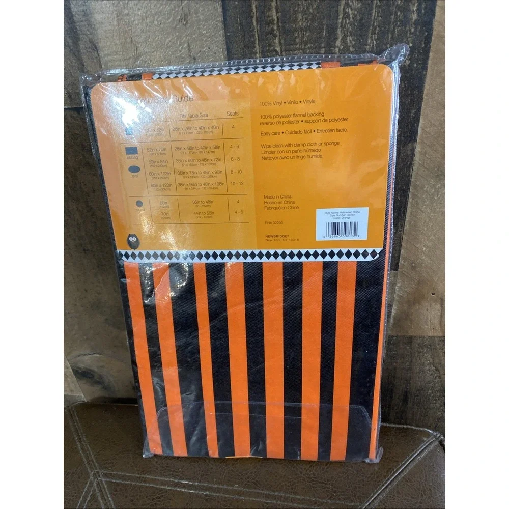 Halloween Newbridge Vinyl Tablecloth 70